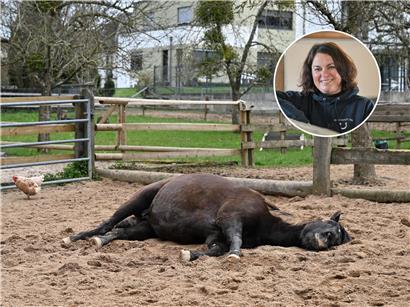  Carole Schalbar-Hipp bringt Kindern die Welt des Bauernhofs ein Stückchen näher