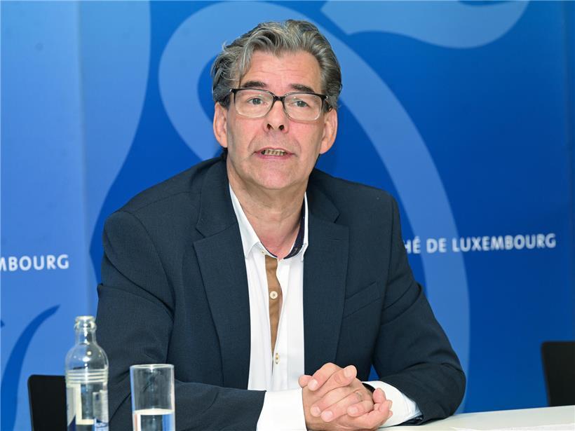 Alain Massen, Präsident der nationalen Elternvertretung, im Gespräch im Bildungsministerium zu Bildungsthemen