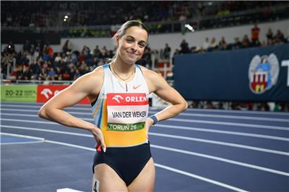 Patrizia Van der Weken läuft in Torun Landesrekord 7,01 Sekunden über 60 Meter Sprint am 22. Februar