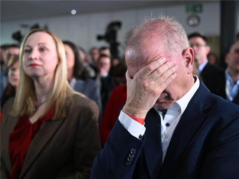 SPD-Anhänger reagieren gespannt auf Prognose der Landtagswahl in Rheinland-Pfalz 2024