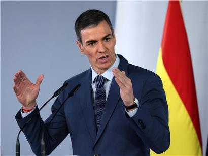 Pedro Sánchez, Spaniens Premier, hält Rede und appelliert an Abgeordnete, Gesetzespaket zu unterstützen