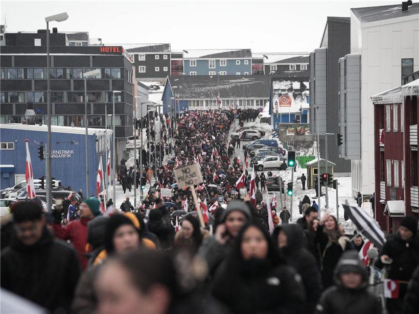 Auch Nuuk zeigte deutlich, was es von Trumps Absichten hält
