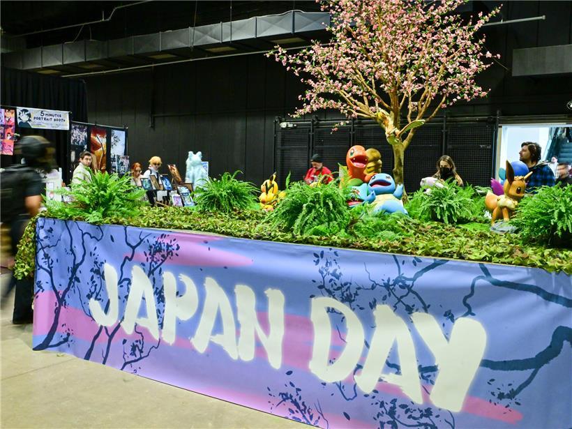 Auch Pikachu und seine Freunde waren vor Ort