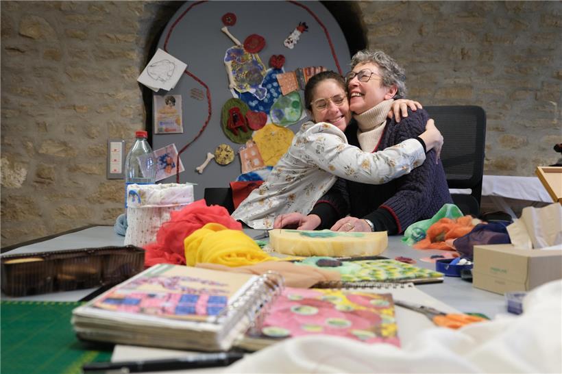 Aurélie d’Incau und ihre Mutter Thérèse verewigen ihre Beziehung in einem emotionalen Kunstprojekt