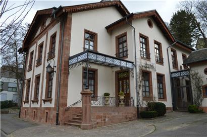 Historisches Wohnhaus von Alfred Schoeller, Industrieingenieur und Gießerei-Gründer in Colmar-Berg, 19. Jahrhundert