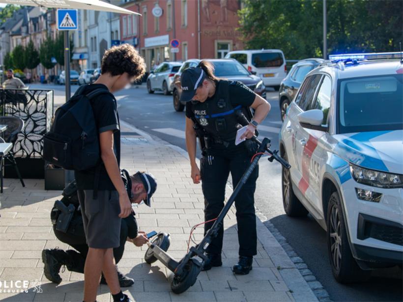Bei den Kontrollen standen E-Tretroller und Fatbikes im Fokus der Polizei