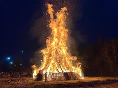 2. Auflage des Burgbrennens im Ellergronn