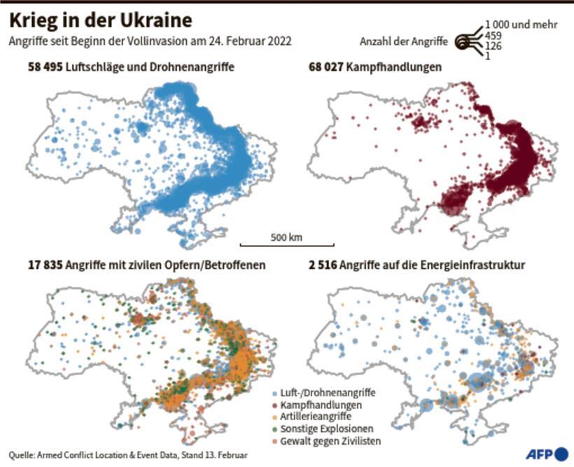 Diese Kriegsschäden richtete die russische Invasion in vier Jahren in der Ukraine an 