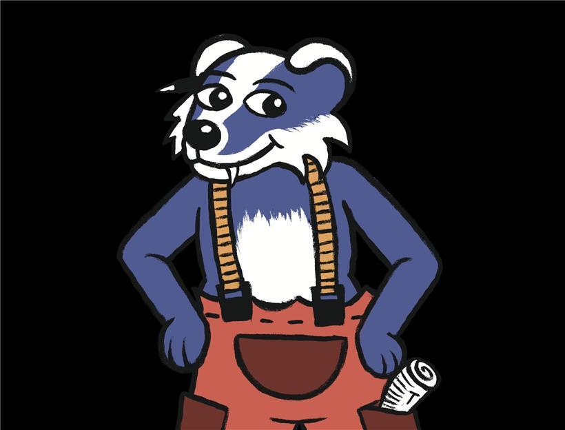 Die Sportskanone Lana und Ameisen, die Blätter schneiden 