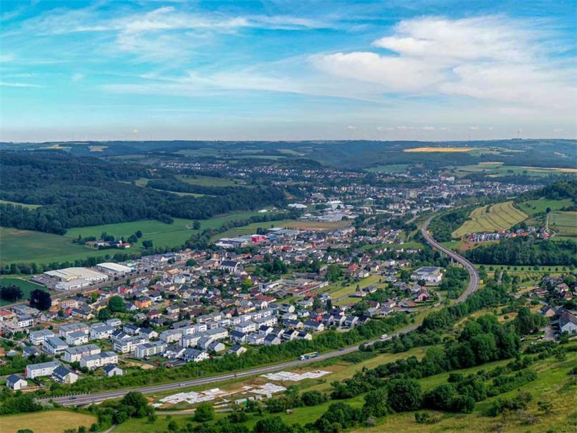 Blick auf Schieren und Ettelbrück, die schon jetzt eng miteinander verflochten sind