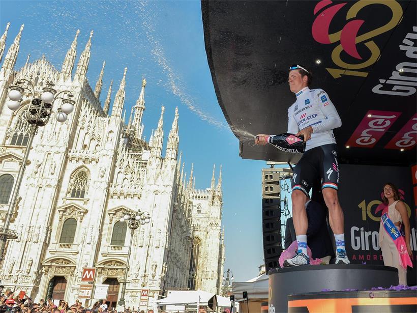 Bob Jungels gewann zweimal die Nachwuchswertung des Giro d’Italia