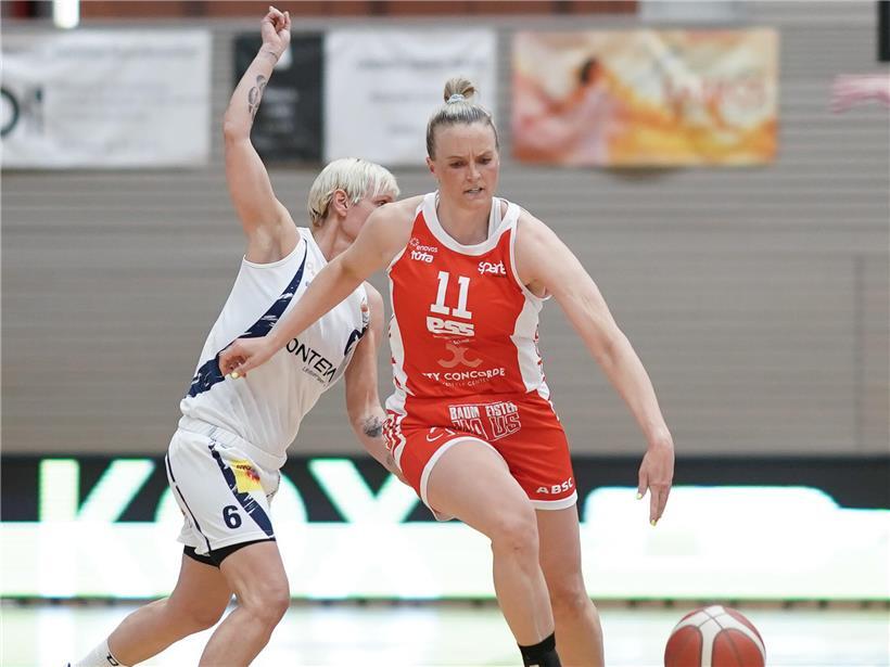 Bridget Yoerger im Trikot von Sparta im Pokal- und Meisterschaftsfinale der letzten Saison.