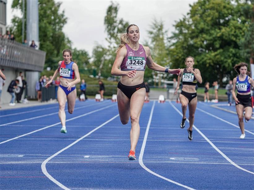 Das Aushängeschild der FLA: Patrizia Van der Weken startet über 100 Meter