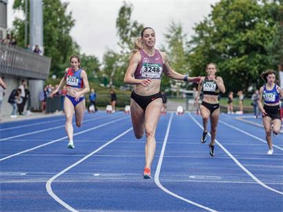 Das Aushängeschild der FLA: Patrizia Van der Weken startet über 100 Meter