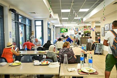 Das „Café Treffpunkt“, das Sozialrestaurant in Hollerich