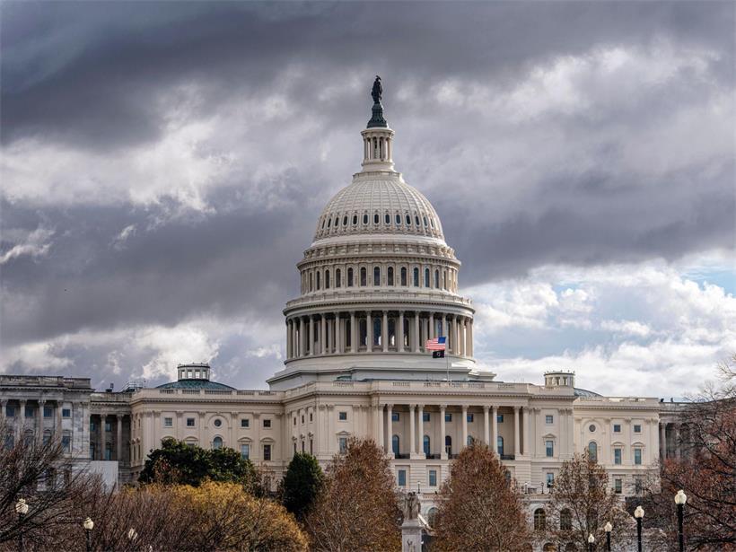 Das Kapitol in Washington D.C., Sitz des US-Kongresses, nach Vertagung von Repräsentantenhaus und Senat 2024