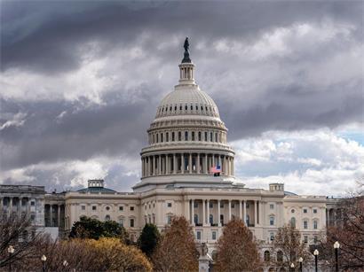 Das Kapitol in Washington D.C., Sitz des US-Kongresses, nach Vertagung von Repräsentantenhaus und Senat 2024