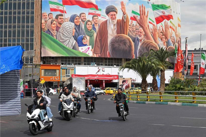 Mullah-Regime demonstriert Protest gegen US-Präsident Donald Trump in politischer Auseinandersetzung