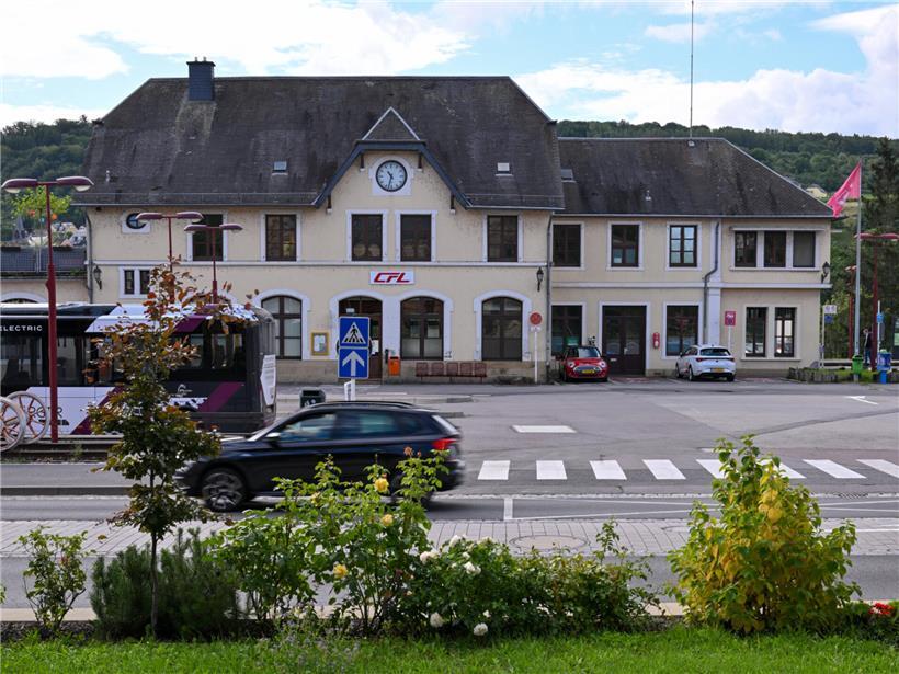 Bahnhof Wasserbillig mit ruhiger Umgebung, wirkt nicht wie ein internationaler Verbrechens-Hotspot