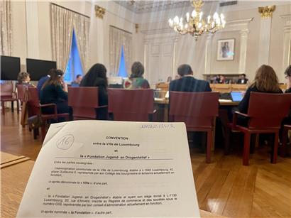 Städtische Konvention zwischen Luxemburg und Fondation Jugend- an Drogenhëllef im Gemeinderat besprochen