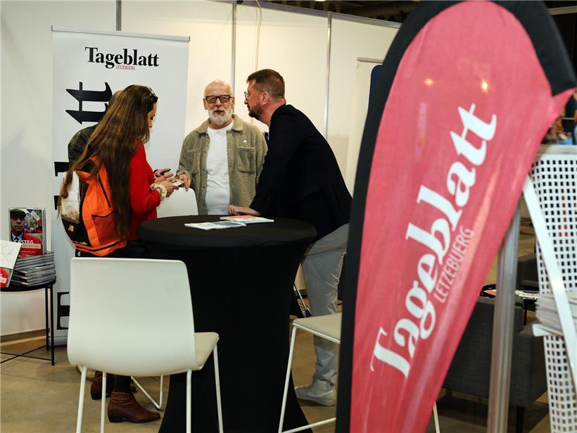 Der Tageblatt-Stand beim Festival des Migrations