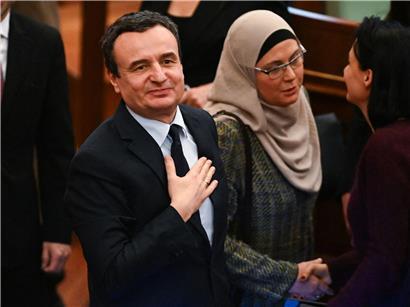 Albanischer Regierungschef Albin Kurti bei gescheiterter Präsidentinnenwahl ohne Zweidrittelmehrheit im Parlament