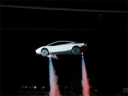 Der neue Sportwagen von Tesla kann über kurze Strecken fliegen