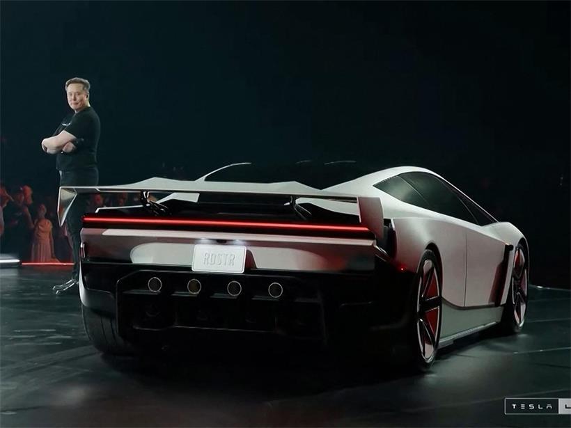 Tesla zeigt Sportwagen mit Raketendüsen Der neue Tesla Roadster soll 2028 in Produktion gehen
