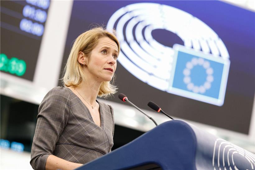EU-Außenbeauftragte Kaja Kallas spricht im EU-Parlament über Grönlands Selbstbestimmung und politische Zugehörigkeit