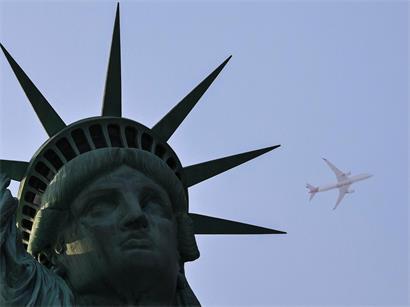 Freiheitsstatue auf Liberty Island am 1. Juli vor 250 Jahre USA Unabhängigkeitsfeier