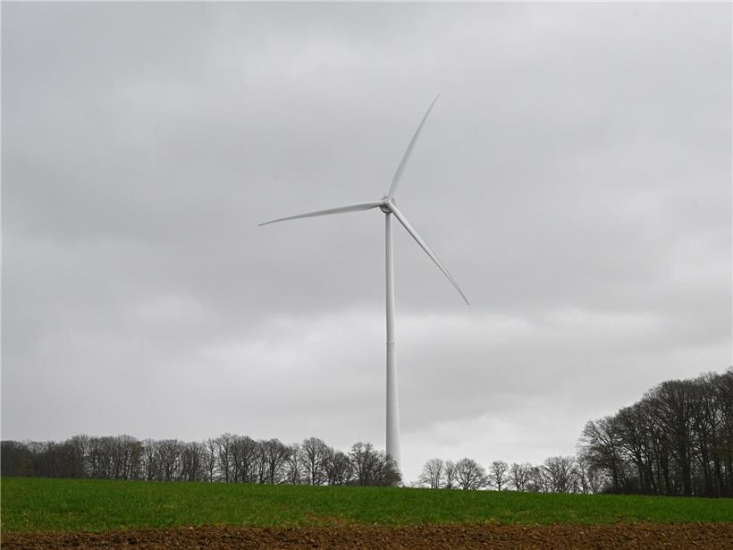 Die Windanlage von „Südwand“ nahe Bergem wurde 2024 gebaut