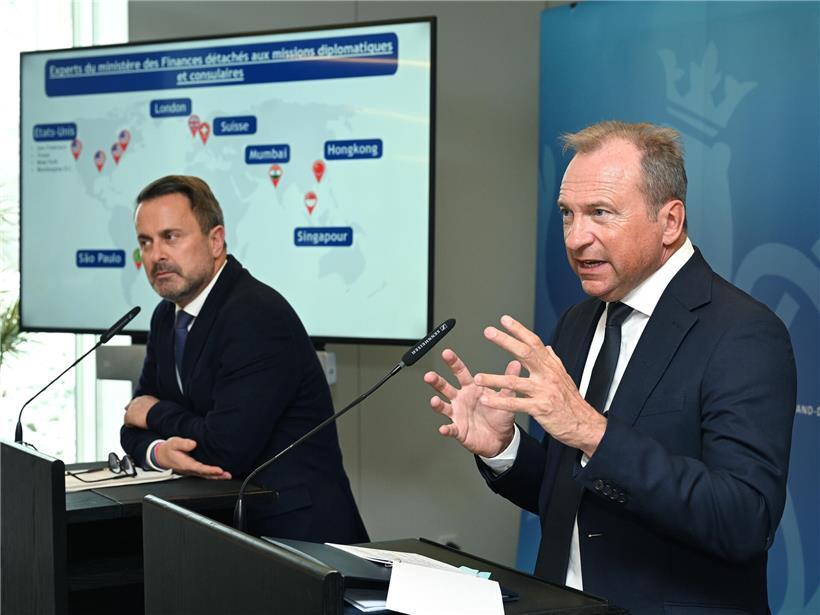 Xavier Bettel und Gilles Roth präsentieren Neuerungen im Netzwerk der luxemburgischen diplomatischen Vertretungen