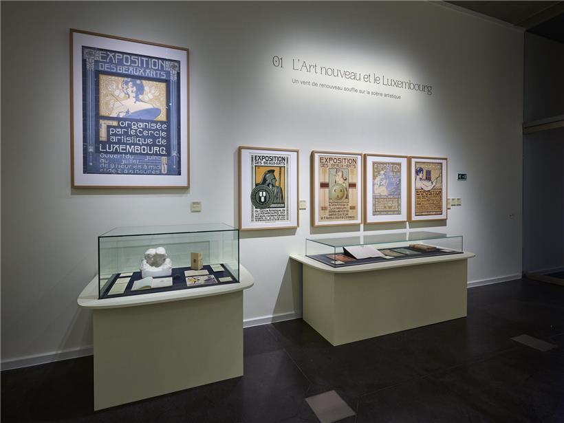 Die ikonischen Ausstellungplakate des Cercle artistique de Luxembourg (CAL)