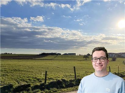 Hochdruckgebiet über der Landschaft sorgt für sonniges und stabiles Wetter in den kommenden Tagen