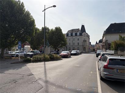 Die rue de Trèves wird nach den Umbauarbeiten zur Einbahnstraße werden