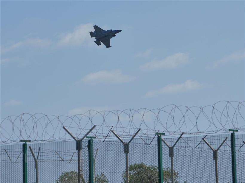 Kampfjet startet morgens von RAF Akrotiri nach Drohnenangriff auf britischen Luftwaffenstützpunkt