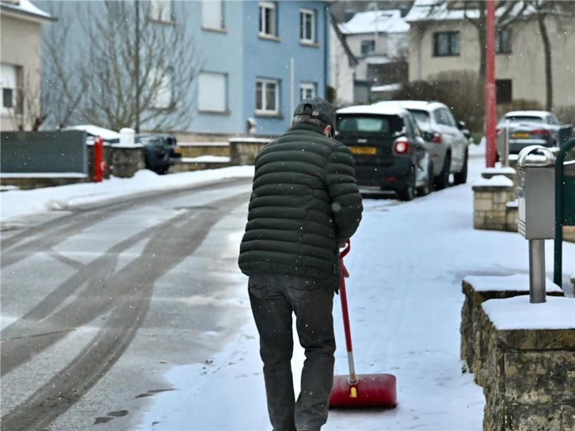 Ein weißer Mittwoch in Düdelingen verlangt Körpereinsatz