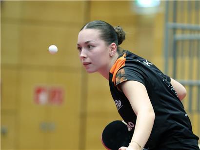 Enisa Sadikovic und Gene Wantz beim erfolgreichen Mixed-Doppel Tennismatch
