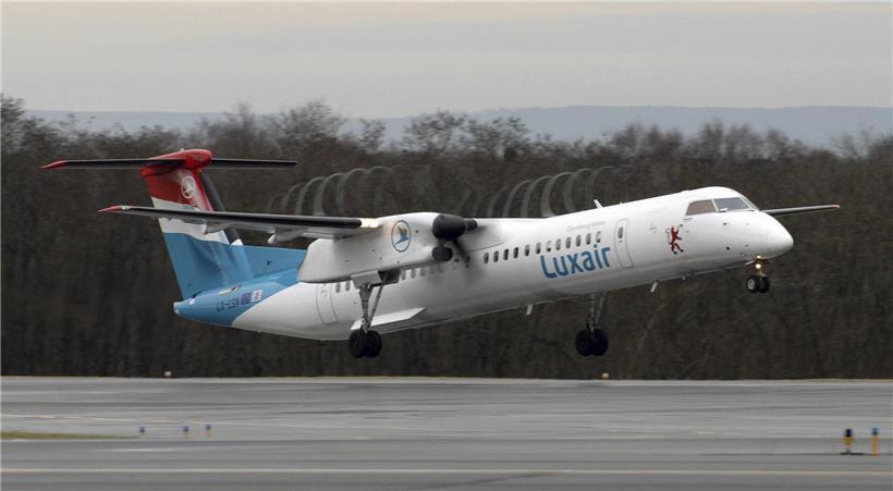 Flug LG 8255 von Luxemburg nach Nizza bei Notlandung am Flughafen Nizza am Donnerstag