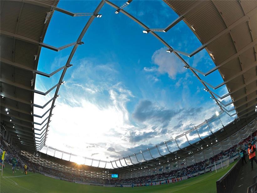 Heute steht „nur“ das Fußballstadion auf Kockelscheuer, dabei gab es Überlegungen, hier auch ein Velodrom und ein Leichtathletikstadion zu bauen
