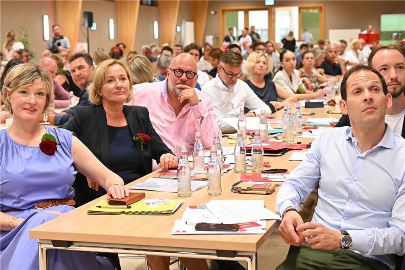 Im Juli 2023 auf dem Parteikongress in Leudelingen