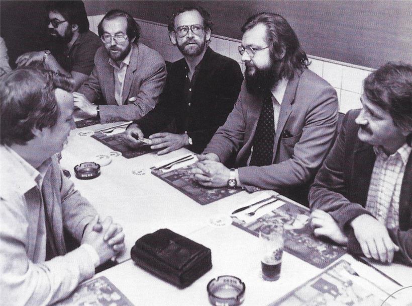 In einem der ersten ALJP-Presseclubs war der deutsche Investigativ-Journalist und Schriftsteller Günter Wallraff zu Besuch 
