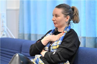 Inna Yaremenko, Vizepräsidentin der ASBL LUkraine und Menschenrechtskommissionsvertreterin des ukrainischen Parlaments in Luxemburg