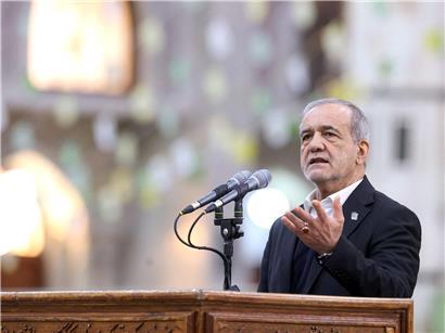 Irans Präsident Massud Peseschkian zeigt Offenheit für Friedensgespräche und ein Ende des Krieges