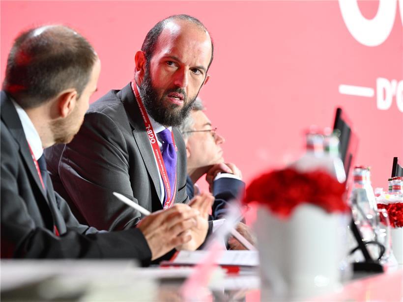 Jean-Luc de Matteis, Generalsekretär des OGBL, Porträtfoto vor neutralem Hintergrund