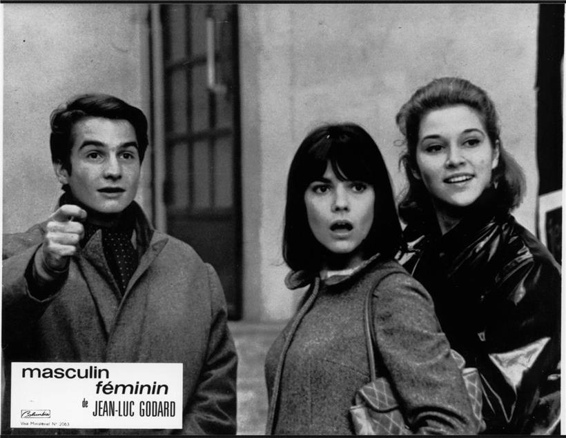 Jean Pierre Leaud, Chantal Goya und Catherine-Isabelle Duport bei einem Film-Event, französische Schauspieler und Sänger
