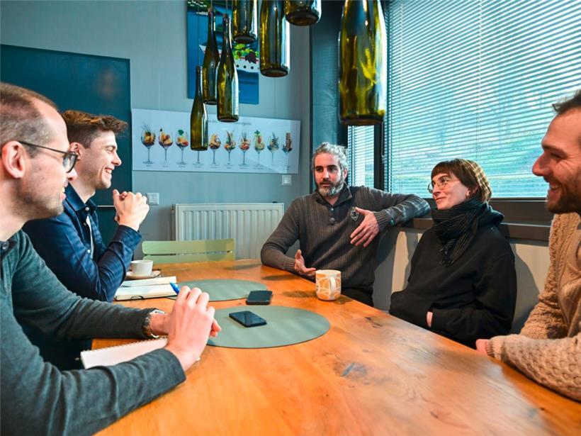 Jeff Konsbrück, Michèle Mannes und Bob Molling (v.l.n.r.) im Tageblatt-Interview
