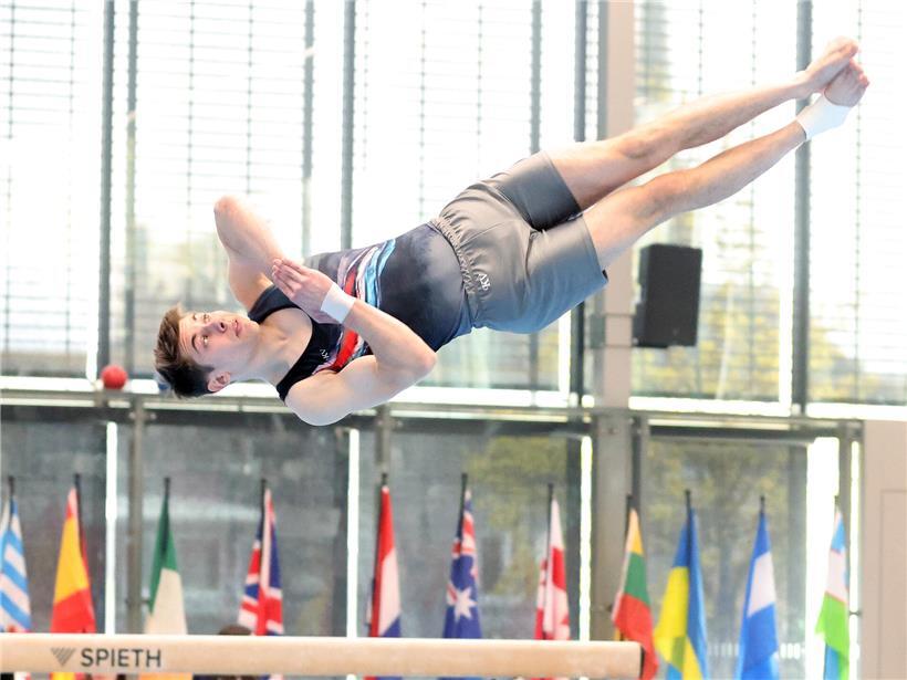 Joy Palermo zeigte vor allem am Sprung einen guten Auftritt und vervollständigte das Podium der nationalen Meisterschaften