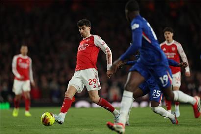 Kai Havertz erzielt Tor gegen seinen Ex-Klub Bayer Leverkusen am Mittwochabend im Fußballspiel