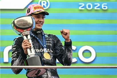 Kimi Antonelli startet auf Platz sechs und feiert am Ende seinen zweiten Rennsieg in der Motorsport-Saison